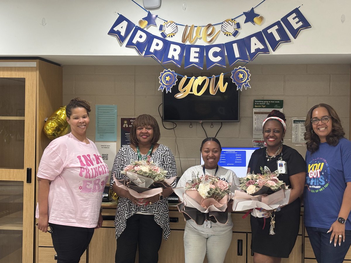 Feldwood Elementary School (@feldwoodes) on Twitter photo We honor the dedication, professionalism, and hard work of our administrative professionals. Their behind-the-scenes efforts make a lasting impact on our school community. Thank you for all you do. <a href="/FeldwoodES/">Feldwood Elementary School</a> <a href="/FultonCoSchools/">FultonCountySchools</a> <a href="/shantarawcrooks/">Shantara Whitaker Crooks</a> #growinggreatness We honor the dedication, professionalism, and hard work of our administrative professionals. Their behind-the-scenes efforts make a lasting impact on our school community. Thank you for all you do. <a href="/FeldwoodES/">Feldwood Elementary School</a> <a href="/FultonCoSchools/">FultonCountySchools</a> <a href="/shantarawcrooks/">Shantara Whitaker Crooks</a> #growinggreatness