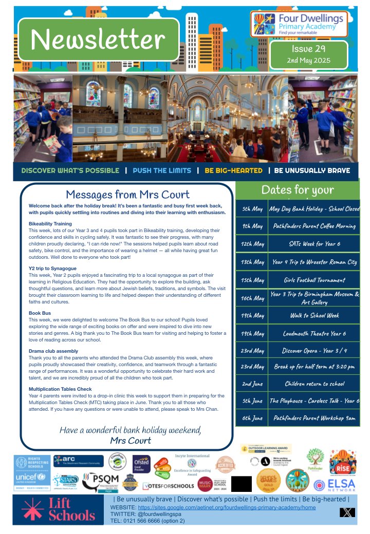 Four Dwellings Primary Academy (@fourdwellingspa) on Twitter photo This week's newsletter is ready to download - click on the link! drive.google.com/file/d/1JoiNG3โฆ <a href="/MrsM_Court/">Michelle Court</a> <a href="/LiftSchools/">Lift Schools</a> This week's newsletter is ready to download - click on the link! drive.google.com/file/d/1JoiNG3โฆ <a href="/MrsM_Court/">Michelle Court</a> <a href="/LiftSchools/">Lift Schools</a>