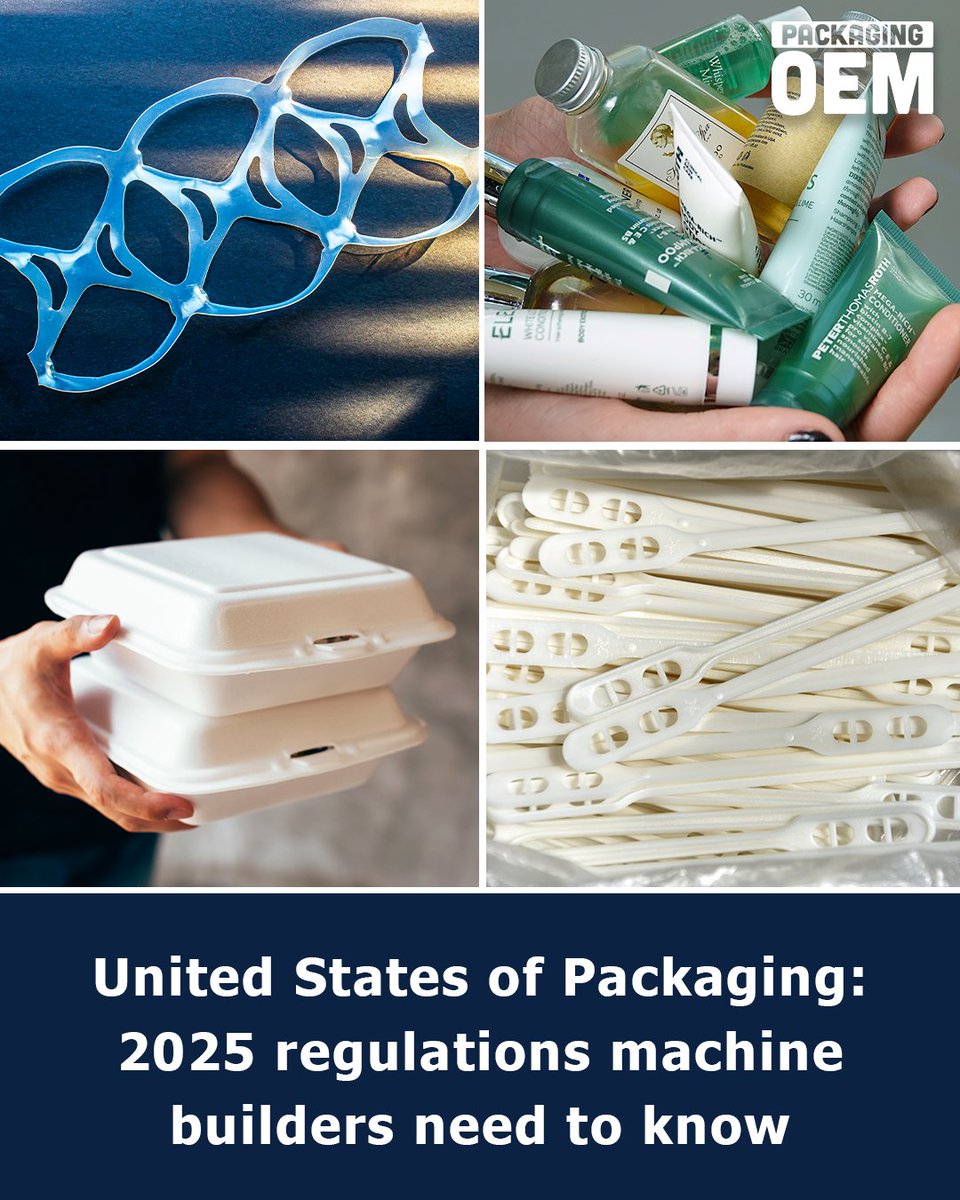 Packaging laws are reshaping the manufacturing landscape in the United States, including bans on certain materials.

Find out how new legislation can impact material handling and regulatory compliance:  packagingoem.com/united-states-…