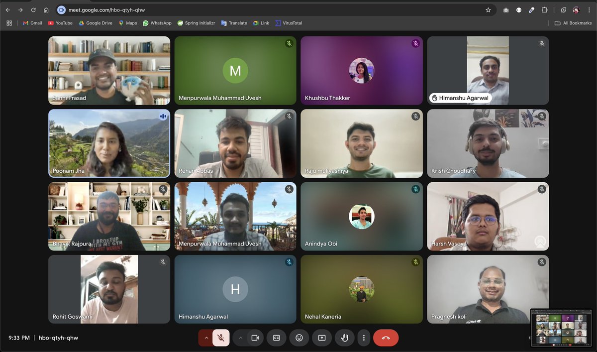 PragneshKoli's tweet image. Attended an insightful online meetup hosted by @FlutterAHM
 Big thanks to @prasadsunny1 and @poonmjha for leading such a great session! 🙌
The topic?  Flutter + AI + Productivity and it&apos;s packed with values.
#FlutterAHM #flutter #vibecoding #ai