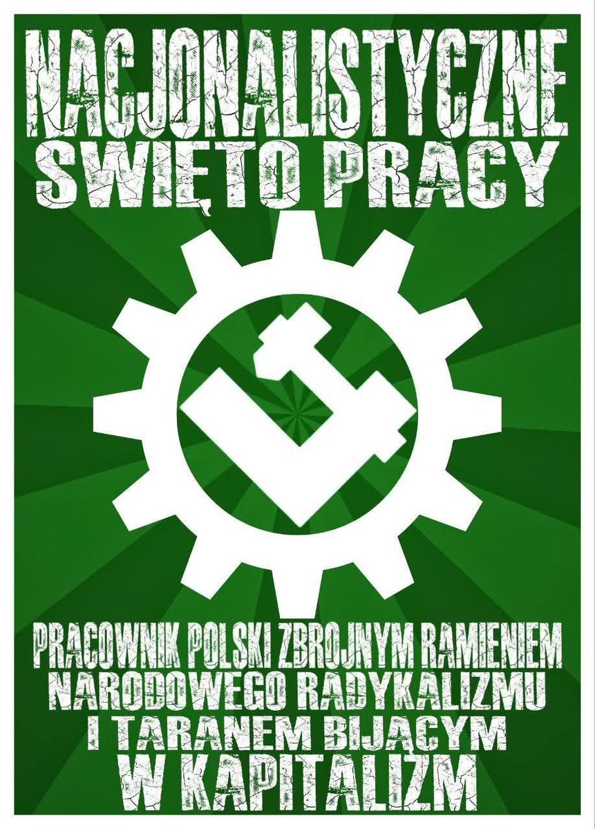 Jako Brygada Górnośląska Majówkę rozpoczęliśmy od wywieszenia tematycznego transparentu w Bielsku-Białej z okazji Nacjonalistycznego Dnia Pracy. ✊🏻

Godna praca dla Polaka! ✊🏻

Mieszkanie prawem,
a nie towarem! ✊🏻

Życie i Praca dla Narodu! ✊🏻