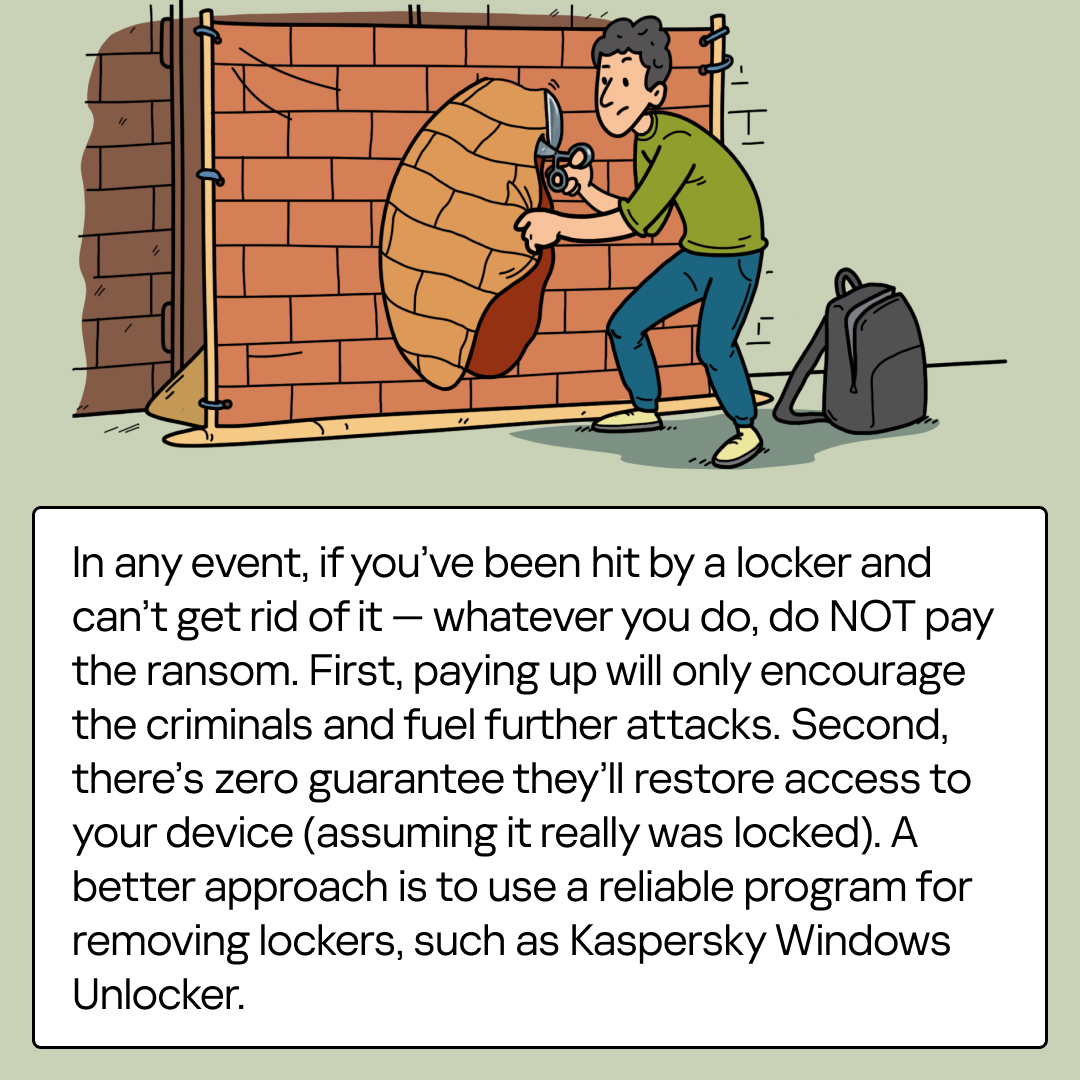 kaspersky's tweet photo. ๐ What is #LockerRansomware? (And why is it so dangerous?) ๐ https://t.co/Pwwa5uLqBB