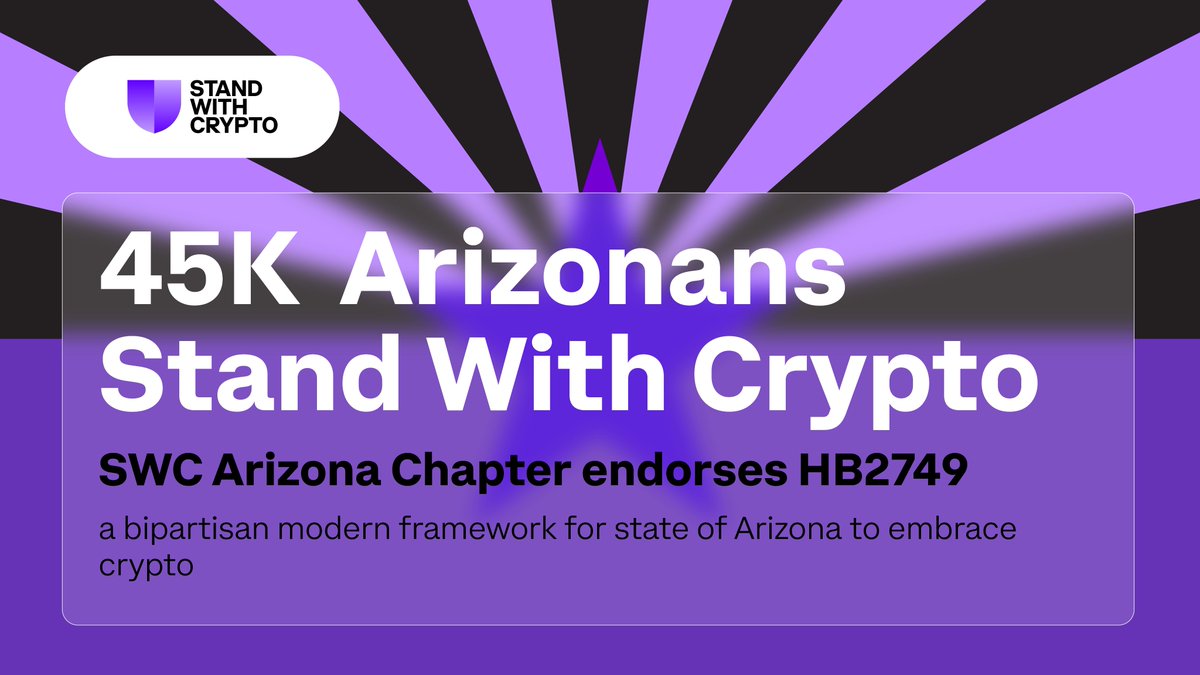 SWC STANDS BEHIND ARIZONA HB2749 The SWC Arizona chapter has been working  hard to advocate for HB2749, a bipartisan bill that would allow Arizona to  hold crypto and grow a digital asset