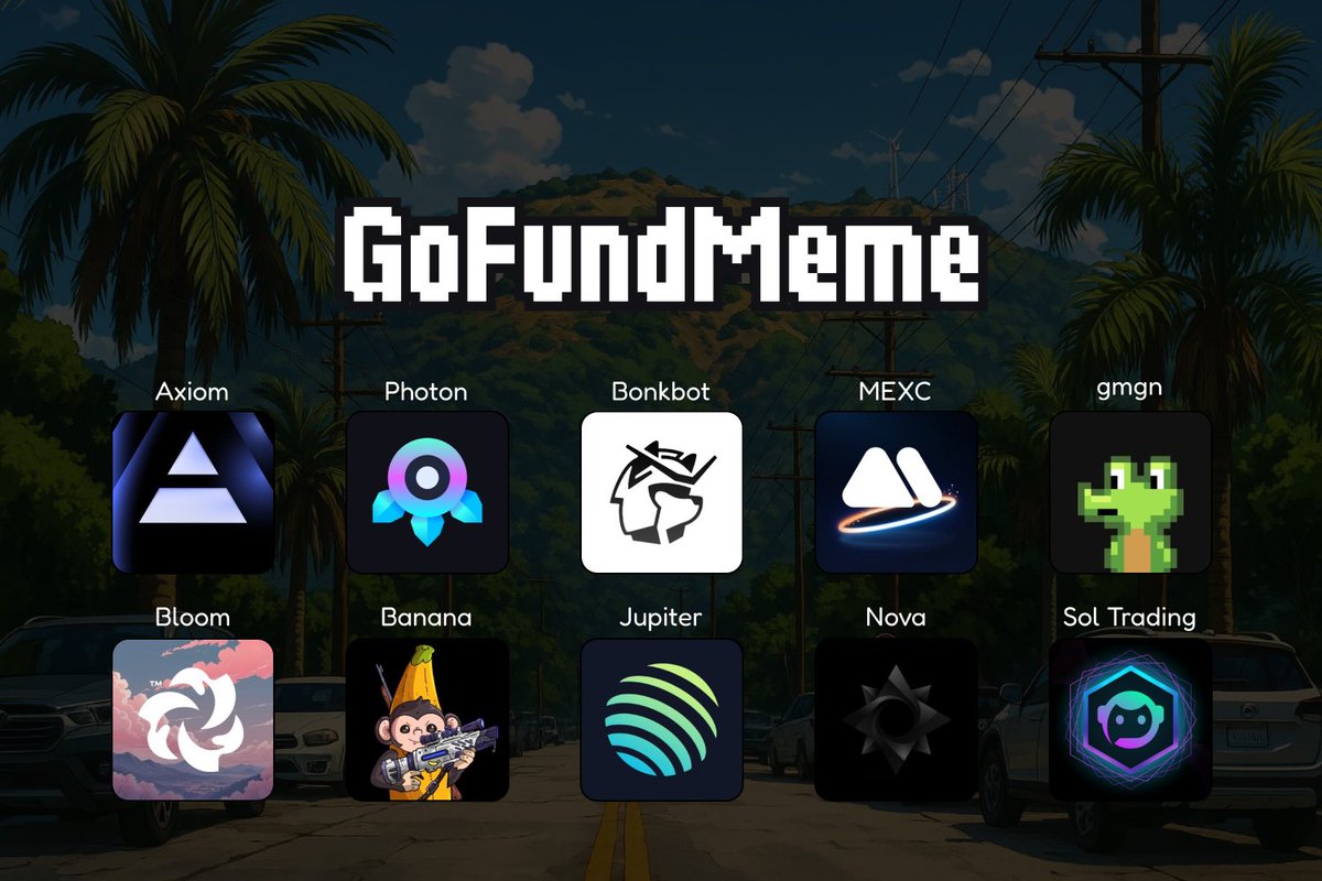 GoFundMemes's tweet image. Our new bonding curve is now live with @MeteoraAG
All GFM launches are now discoverable across these partner platforms 🔥