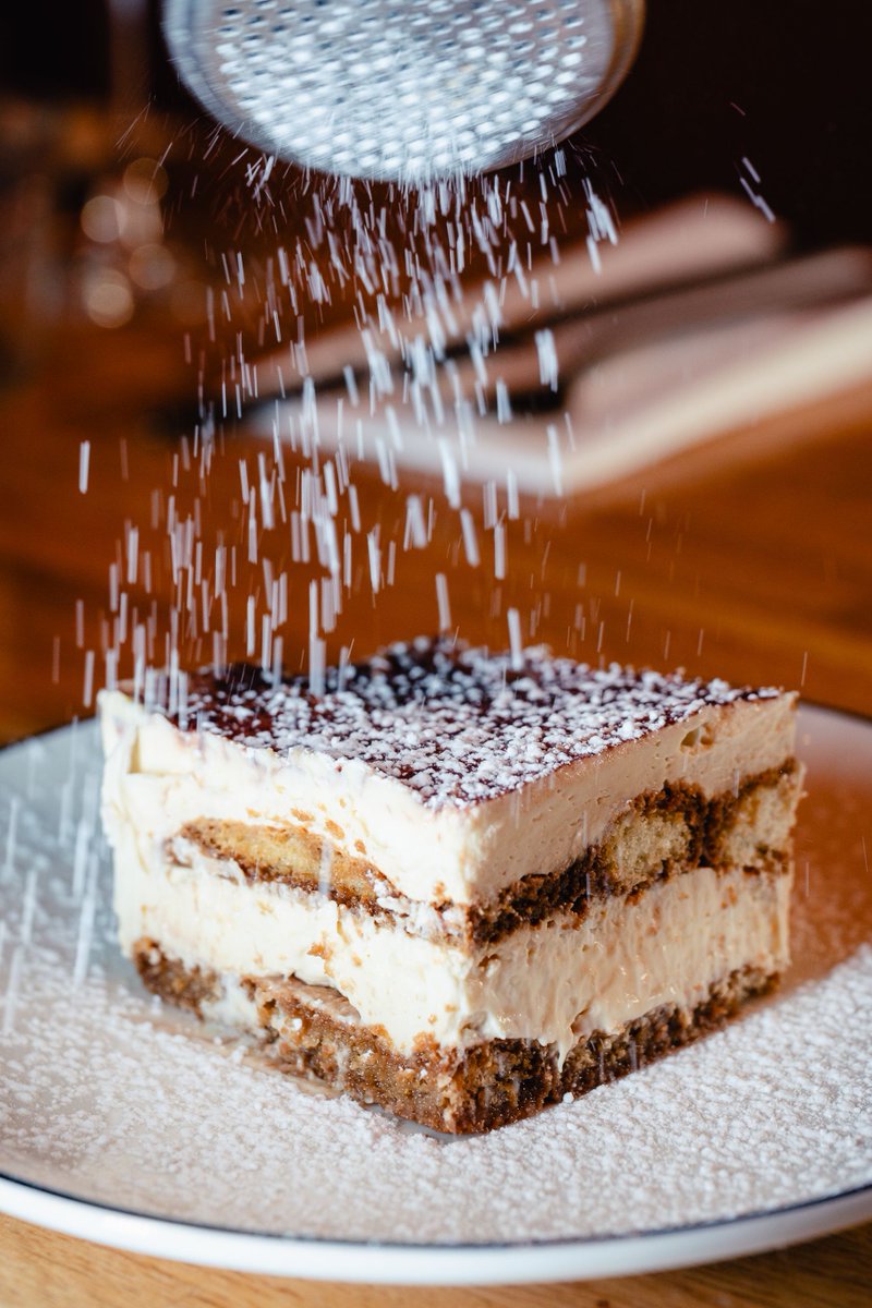 She’s soft, sweet, and a little bit bold.
Say hello to our tiramisu. Go on, you deserve it.

#thebestinthecity
