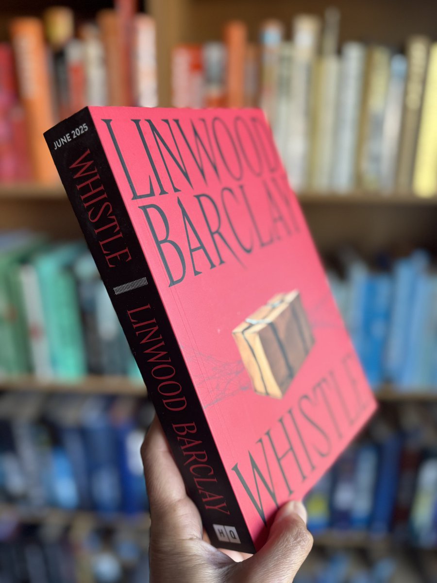 QuickBookRevie3's tweet image. Exciting #bookpost thank you @HQstories. #Whistle is the brand new book by @linwood_barclay out on 6/6 and described by Stephen King as “Terrific”! I’m so looking forward to interviewing Linwood about this book on the podcast. 
“Evil has a one track mind”