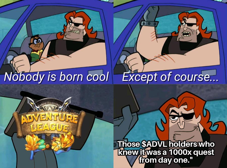 Web3_Anslem's tweet photo. @ADV_LEAGUE_BSC Here’s my entry for the $ADVL #memecontest — let’s ride!
Only real ones knew $ADVL was a 1000x journey from the start.
#ADVL #meme #airdrop #presale #bnb #giveaway https://t.co/rPq6O65WxG