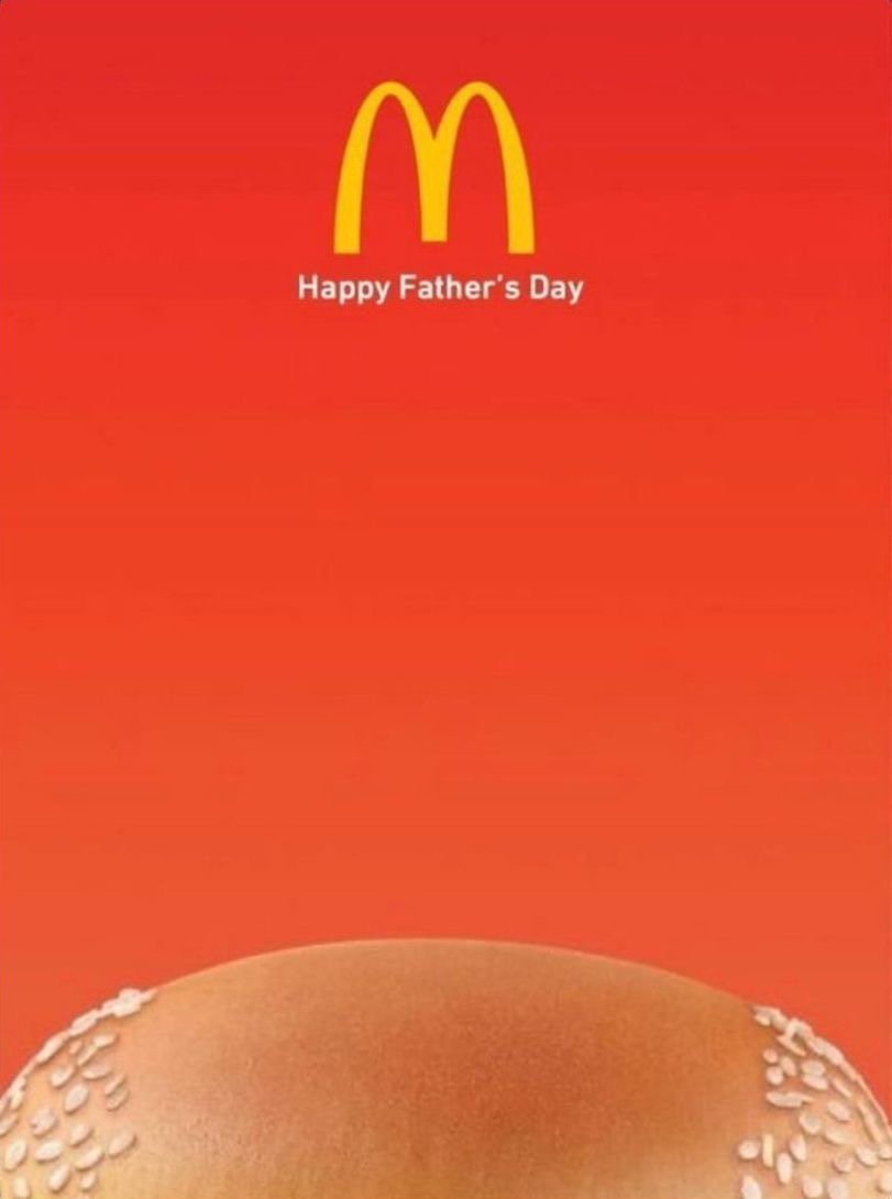 The 10 most creative ads you've ever seen:

1/ McDonald's for Father's Day