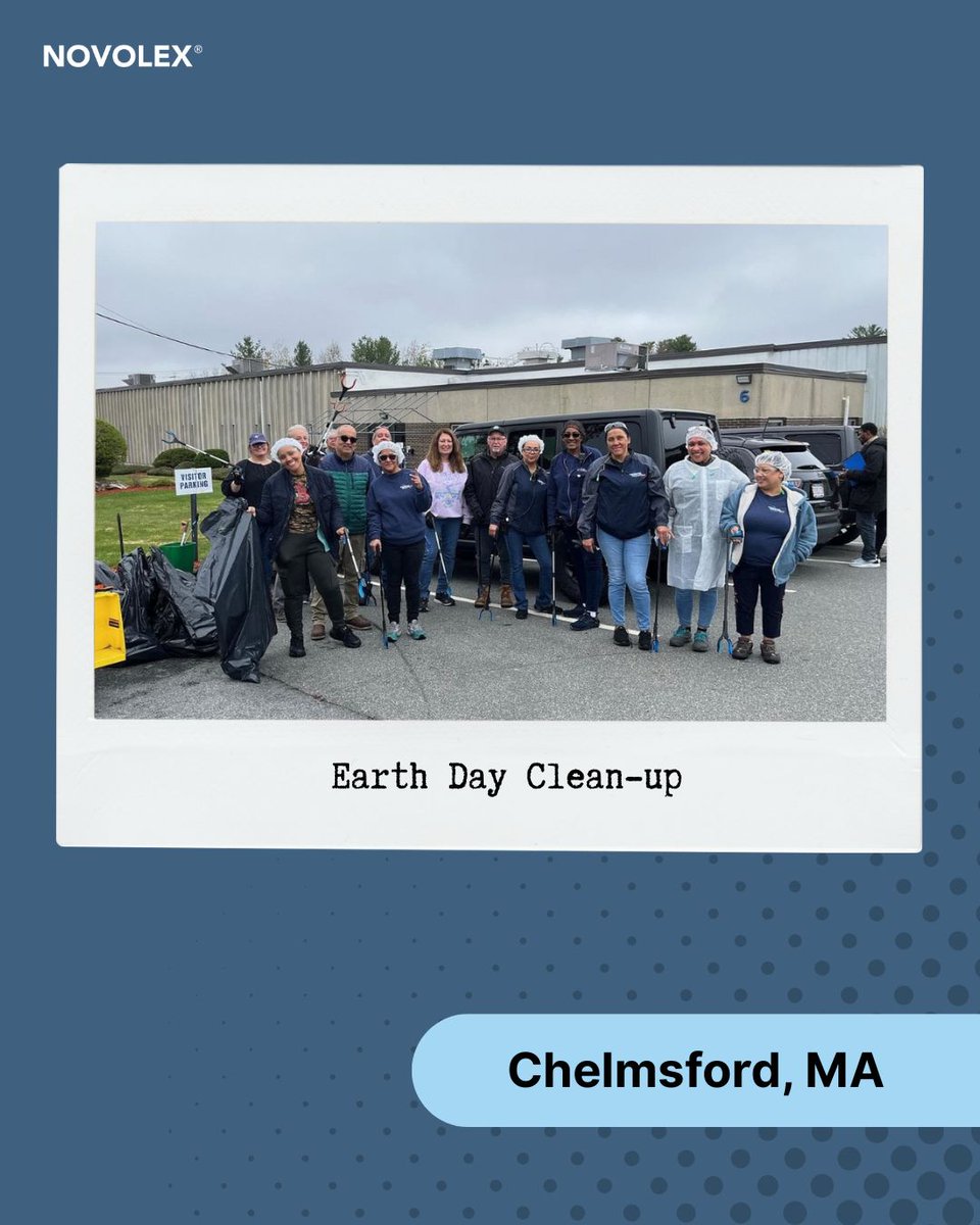 Novolex (@novolex) on Twitter photo Our teams rolled up their sleeves and showed up for #EarthMonth by participating in community clean-ups across the country.
Thank you to everyone who contributed their time and energy - your teamwork and dedication make a real difference where we live and work.
📸: Waddington® Our teams rolled up their sleeves and showed up for #EarthMonth by participating in community clean-ups across the country.
Thank you to everyone who contributed their time and energy - your teamwork and dedication make a real difference where we live and work.
📸: Waddington®