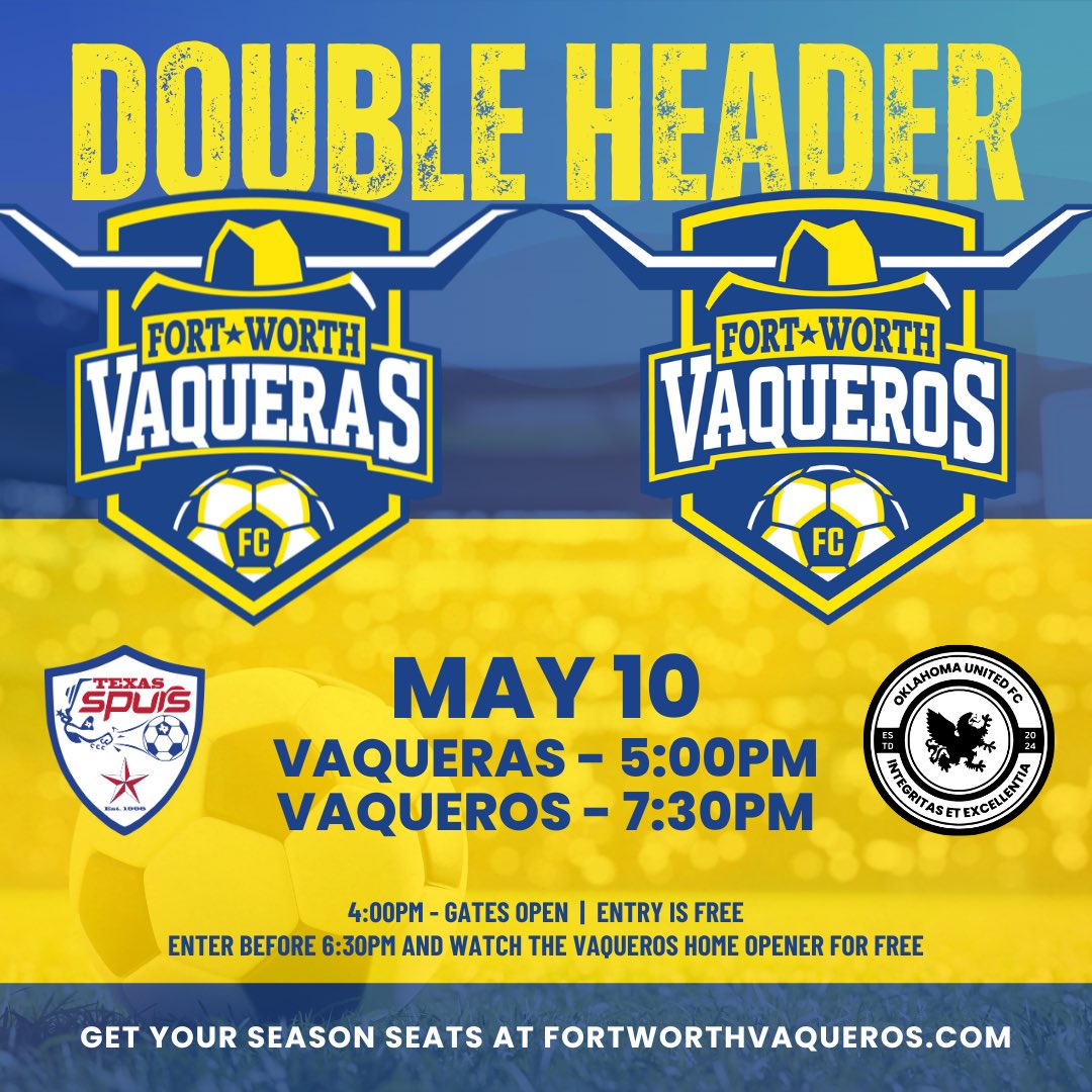 Dine to Donate!
Gracias for coming back again @deliciasdeguerrero for feeding our fans another season and supporting our cause! 10% of sales of the “Vaquero” or Vaquera” plate goes back to our youth! Get your tickets today and come support! #somosfortworth