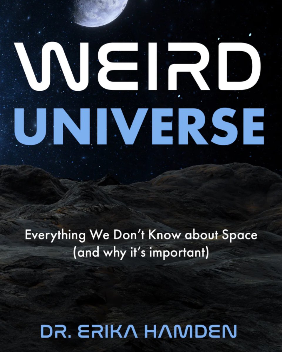 WEIRD UNIVERSE: this month, Professor Erika Hamden's book comes out! Her expertise shines through as she leads readers on an exploration of the strangest and most awe-inspiring phenomena in space. Secure a copy for yourself: bit.ly/4lU1idY