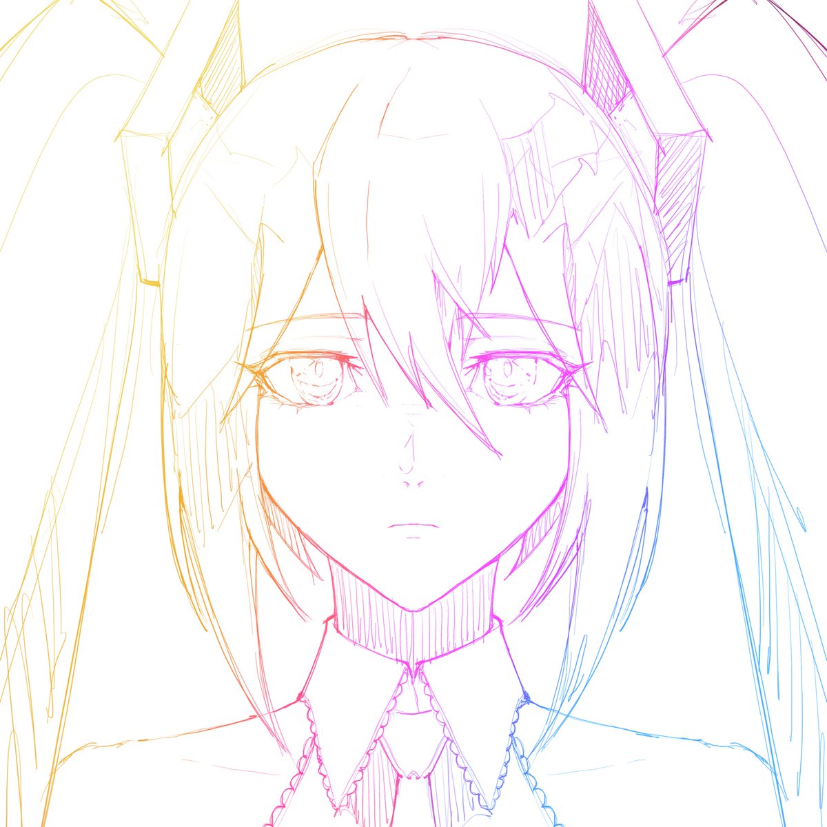 初音ミク 「"I love you more than you'll ever know" 」|havのイラスト