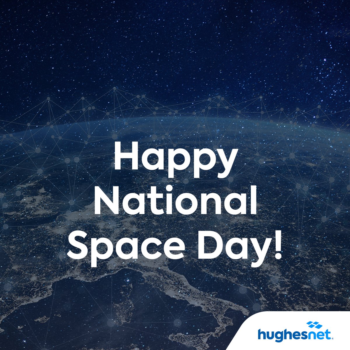 Happy #NationalSpaceDay! 🚀

At Hughesnet, space powers more than exploration, it connects people in homes across America. 🛰️

From above the clouds to your doorstep, we're proud to keep you connected.

#SatelliteInternet #ConnectivityEverywhere