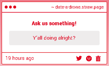 date_a_drone's tweet photo. I cope with humor

- alex https://t.co/vulbNKcdOL