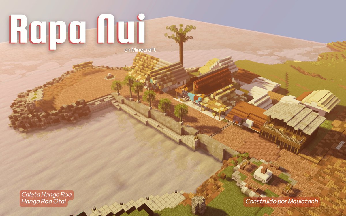 bte_chile's tweet photo. 👋 Iorana! ⏰ Desde hace mucho tiempo hemos quería mostrarles estas fotos!

🗿 Mauiatanh es el responsable de todo lo que pueden ver, quien es un chiquillo que por motivación personal ha decidido plasmar la identidad de la isla en nuestro servidor 🙌

Pasen a verlo! https://t.co/nw8NVrPnDh