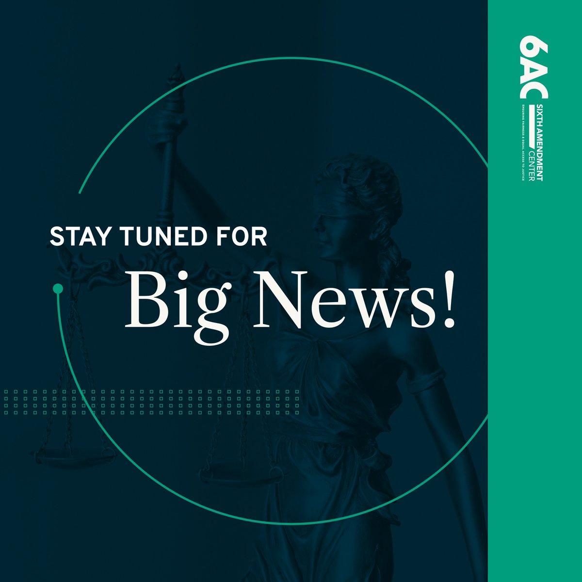6thAMD's tweet image. Who's Leading Us Next?

A trusted voice. A powerful advocate. A transformative leader. We're thrilled to introduce the next Executive Director of 6AC... but not quite yet.

Stay tuned.

#LeadershipTransition #6AC #CriminalJustice