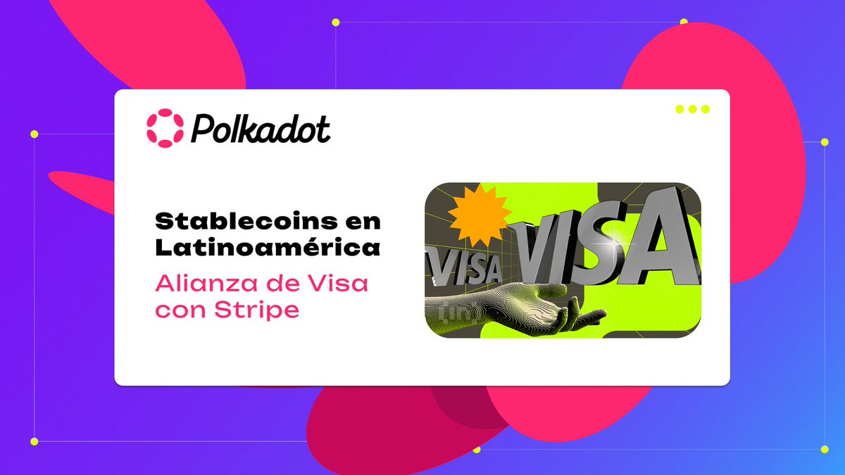 PolkadotEspanol's tweet photo. ¡Visa y Stripe impulsan pagos con stablecoins en LATAM! 💳🪙

Visa anunció una alianza estratégica con Stripe y su subsidiaria Bridge para habilitar pagos con USDT y USDC en comercios de México, Argentina, Colombia, Chile, Perú y Ecuador, según reportó @beincrypto_es

Gracias a esta integración, los usuarios podrán pagar con stablecoins en más de 150 millones de puntos de venta que aceptan Visa, con conversión automática a moneda local, lo que facilita la adopción masiva sin fricciones legales ni técnicas.

Este movimiento marca un paso clave hacia una infraestructura financiera cripto en la región: las stablecoins ya no son solo herramientas de resguardo de valor, sino vehículos de pago cotidiano.

🌎 LATAM, con sus economías volátiles y alta penetración móvil, se perfila como el terreno ideal para la adopción de stablecoins a escala. ¿Será esta la puerta de entrada al uso masivo de Web3 en el día a día?

👉 Lee más en BeInCrypto: https://t.co/0CUTpsmpJU