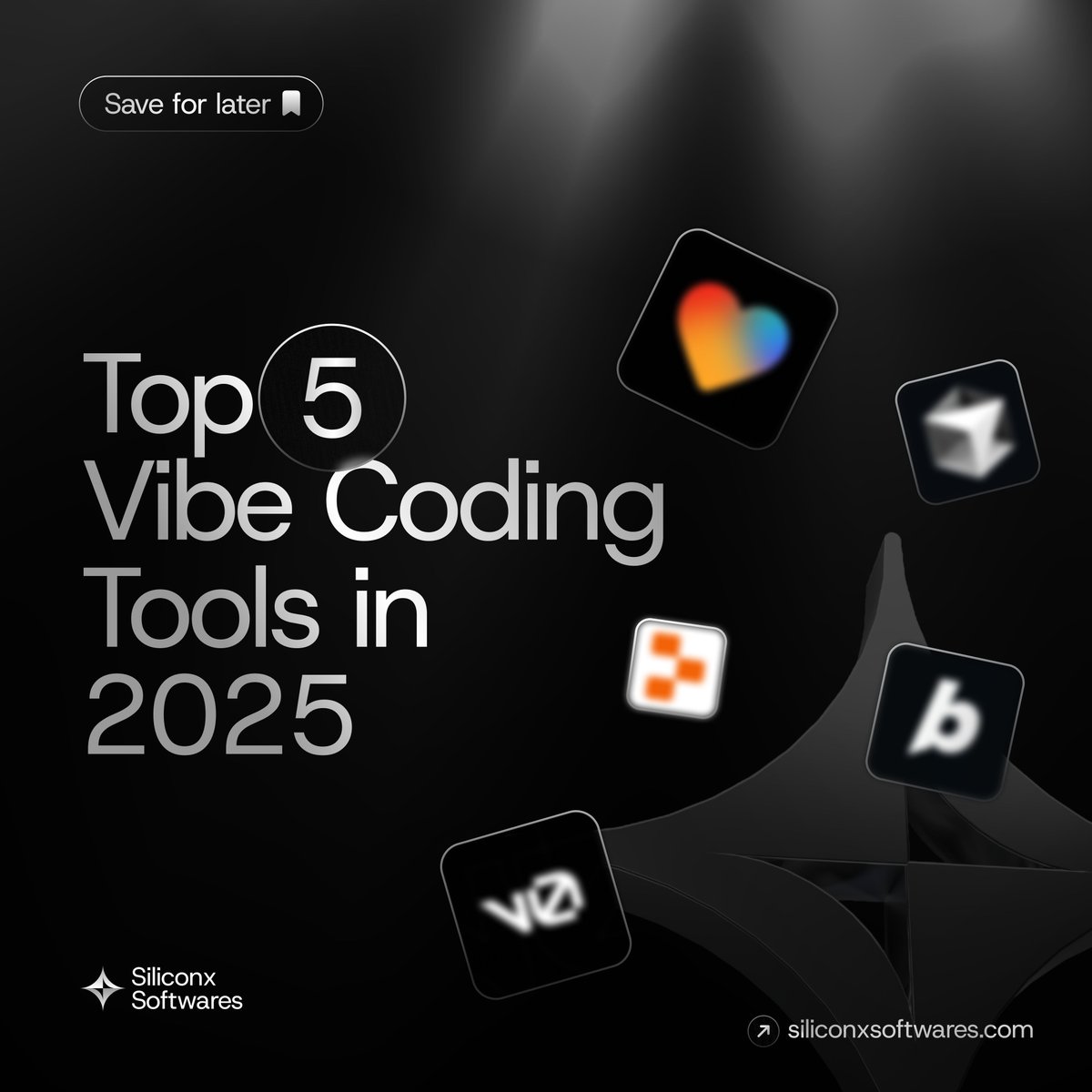 siliconx2023's tweet photo. 🚀 Top 5 VIBE Coding Tools in 2025- a thread
What is vibe coding?
It’s not just about writing lines of code anymore — it’s about the experience.
#siliconxsoftwares #vibecoding #coding2025 #top5devtools #CursorAI #loveableai #replitai #v0 #boltnew https://t.co/NdVc9Y1hAI