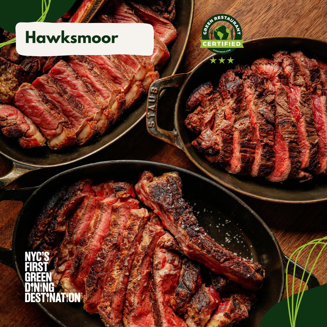 The next time you are in NYC, check out <a href="/HawksmoorTweets/">Hawksmoor</a>, a 3 Star Certified Green Restaurant® in NYC’s First Green Dining Destination™ ! 

Learn more about their sustainability steps:
dinegreenflatironnomad.com/hawksmoor

#dinegreen #sustainability #gogreen #restaurants #food