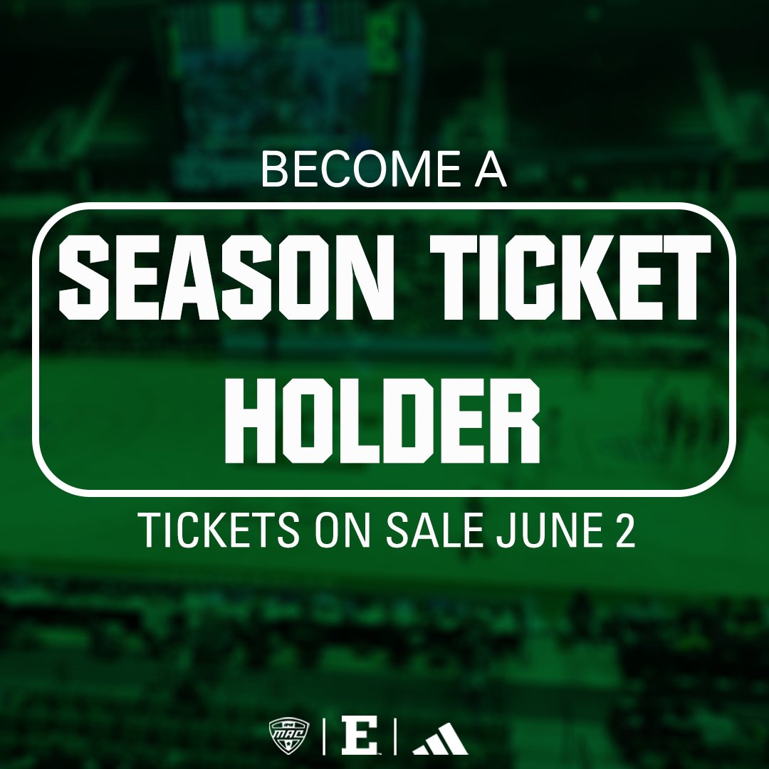 Big things are in store for the 2025-2026 season... 

It all starts with getting your OWN season tickets going live in 1️⃣ month❗️

🦅 | #EMUEagles