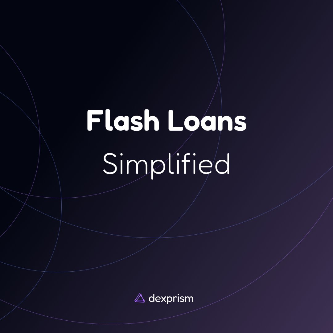 dexprism's tweet photo. 🚀 Instant Borrowing
Flash loans let you borrow large amounts instantly, without collateral—as long as it’s repaid within the same block. Use cases include arbitrage and liquidations.
Analyze flash loan trends with DexPrism’s real-time data feeds. ⚡
#FlashLoans #DeFiMechanics https://t.co/lCqwJs2UYU