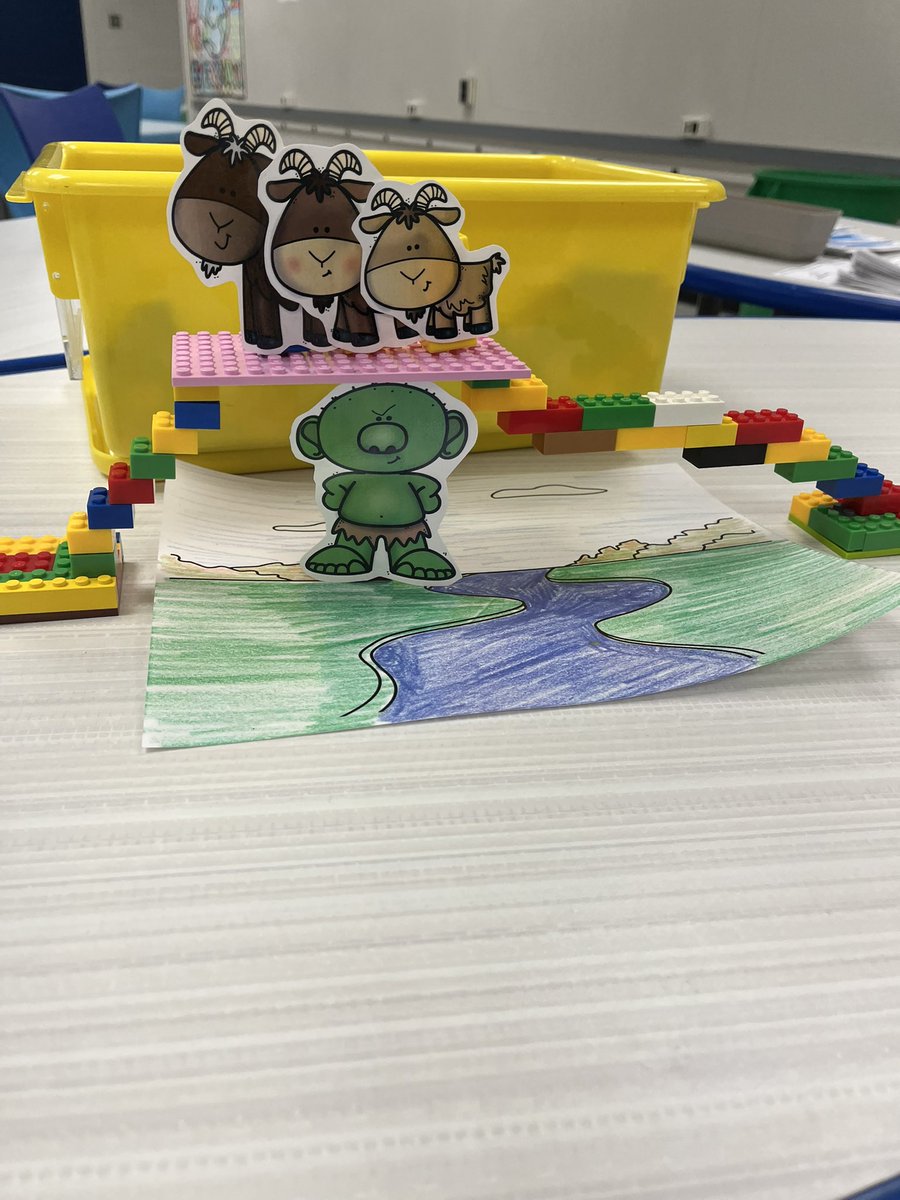 SteamMrs's tweet image. Mrs. Lee’s class built bridges for the 3 goats. #steam @LopatES @PrincipalKWayne