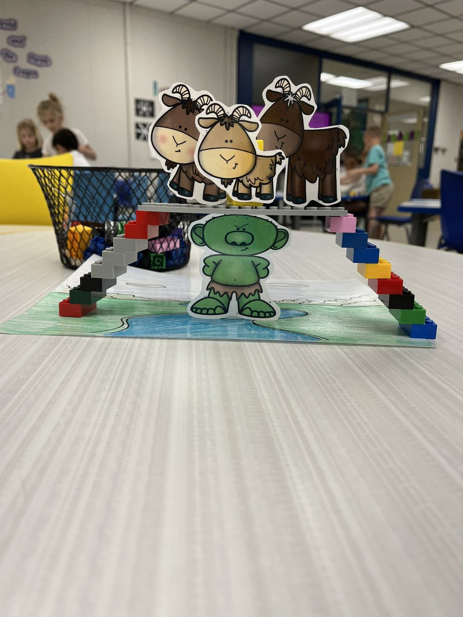 SteamMrs's tweet image. Mrs. Lee’s class built bridges for the 3 goats. #steam @LopatES @PrincipalKWayne