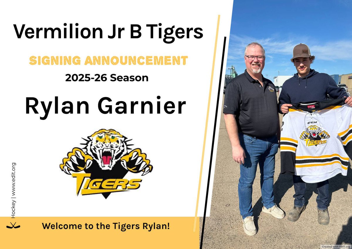 Vermilion Jr. B Tigers (@tigersvermilion) on Twitter photo 