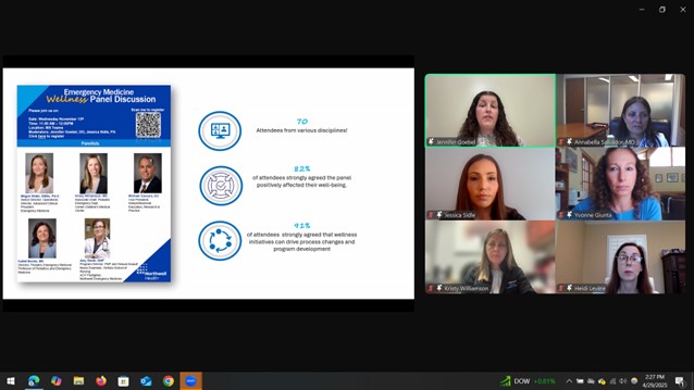 Great minds, one mission! The Wellness Committee hosted the Northwell Health EMSL #SAEM 2025 Well-Being Webinar to support staff well-being across our EMSL. From strategy to implementation, we're building a stronger, healthier team! #EmergencyMedicine #Northwell #Northwellhealth