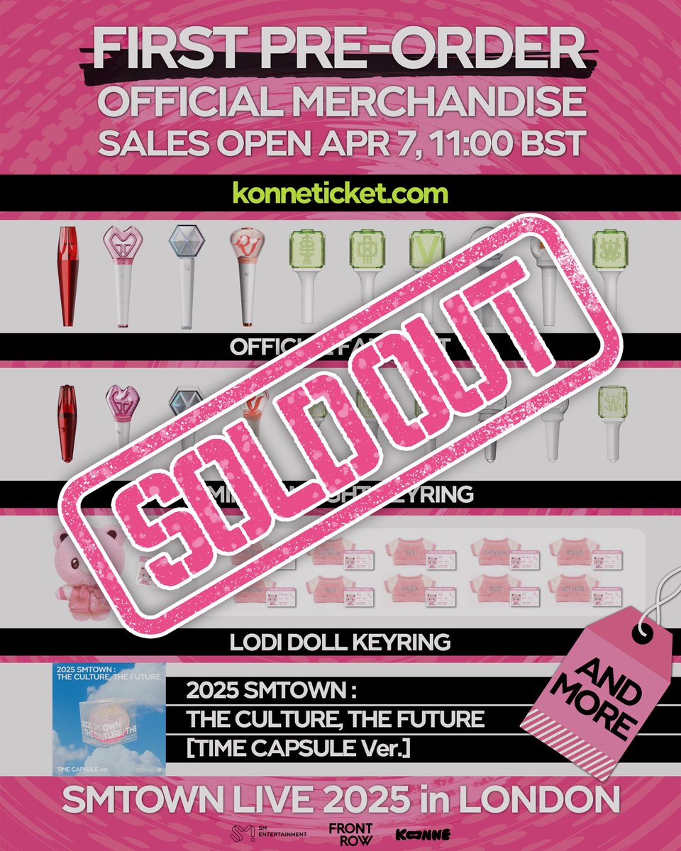 Thanks to all your amazing love and support, our 1st pre-order has officially sold out! ✨👏

We’re so grateful for the overwhelming response. 💖
Are you ready to light up the stage together? 🪄

And guess what? This isn’t the end! 😉
More exciting merch is on the way, so stay
