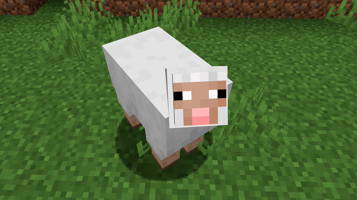 Minecraft's tweet image. How I look at the flight attendant during snack time so they know I want pretzels