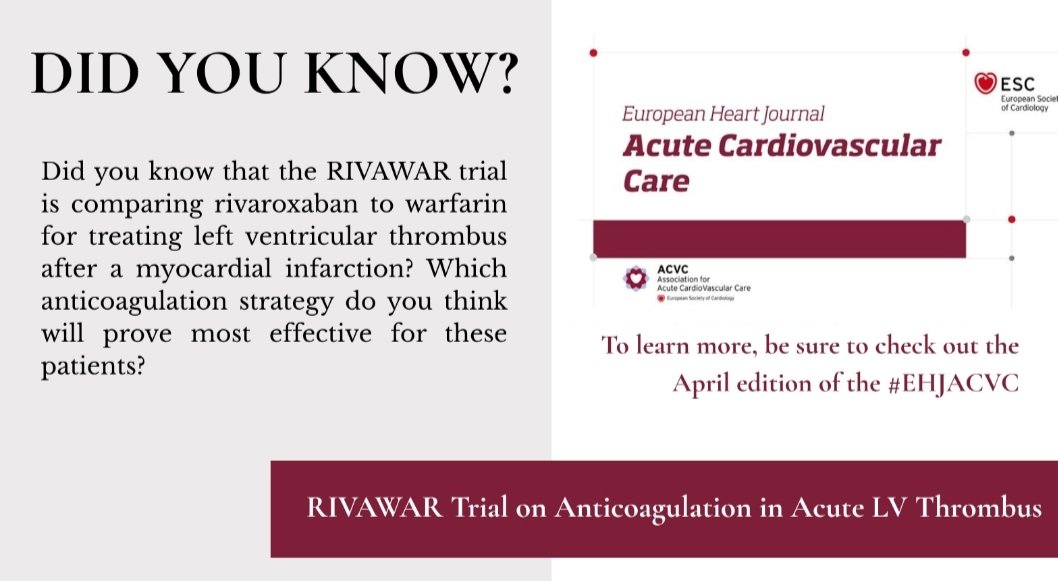 EHJACVC Editor-in-Chief (@ehjacvceic) on Twitter photo Before we dive deep into the May issue let's take a look at one more beyond interesting trial covered in April issue of #EHJACVC <a href="/sighalvo/">Sigrun Halvorsen</a> doi.org/10.1093/ehjacc… #DidYouKnow <a href="/ESC_Journals/">European Society of Cardiology Journals</a>
Graphic by <a href="/ann_oleksiak/">Anna Oleksiak, MD PhD</a> Before we dive deep into the May issue let's take a look at one more beyond interesting trial covered in April issue of #EHJACVC <a href="/sighalvo/">Sigrun Halvorsen</a> doi.org/10.1093/ehjacc… #DidYouKnow <a href="/ESC_Journals/">European Society of Cardiology Journals</a>
Graphic by <a href="/ann_oleksiak/">Anna Oleksiak, MD PhD</a>