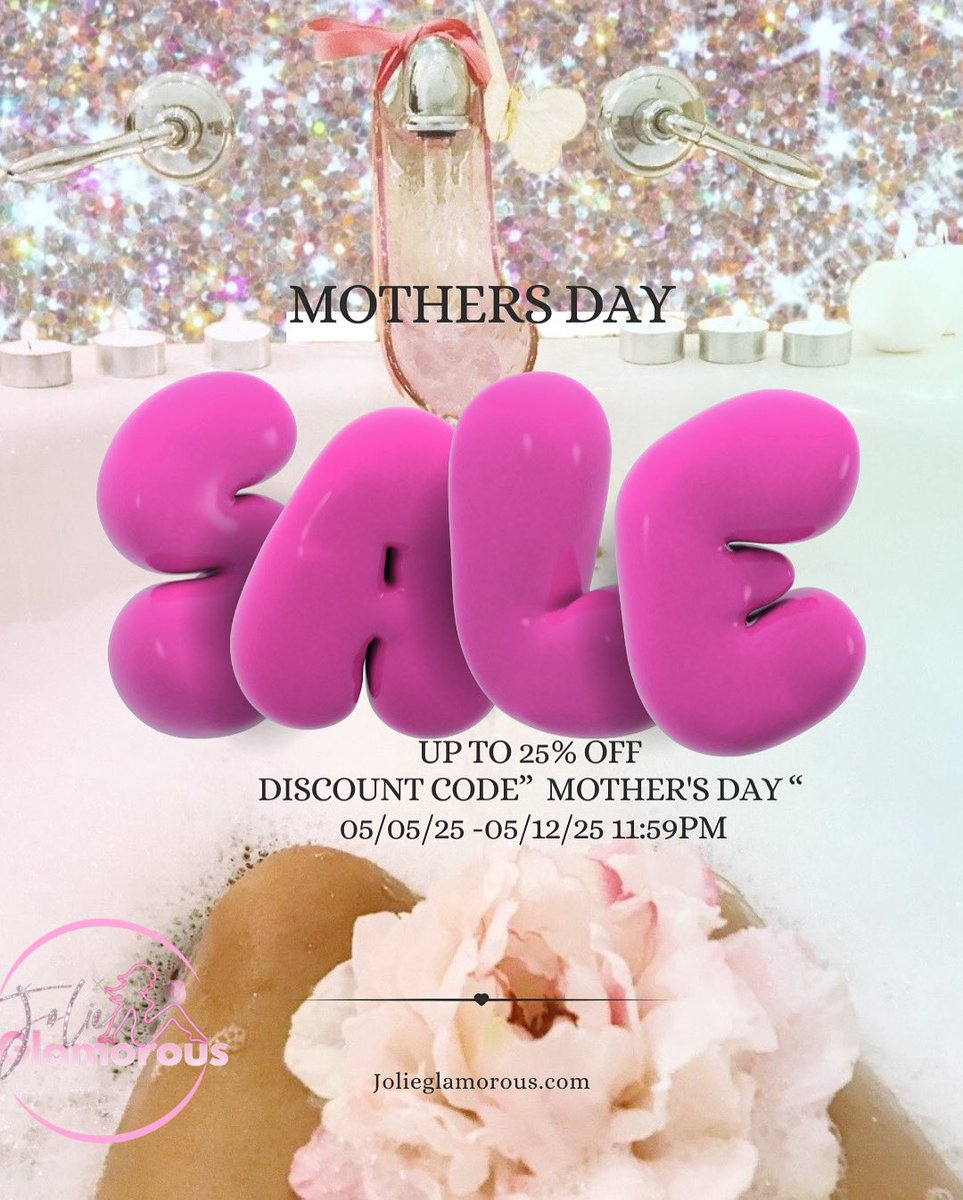 Mother day special 😘🥰

Let’s celebrate Mother day with 25% off on everything 💕🛍️🛍️ “Mothers Day” discount code

Happy Mother’s Day to all , rainbow mom, unborn mom, grandmother ❤️💐🌸

 DM or call us for any additional info
🌍 Online: jolieglamorous.com