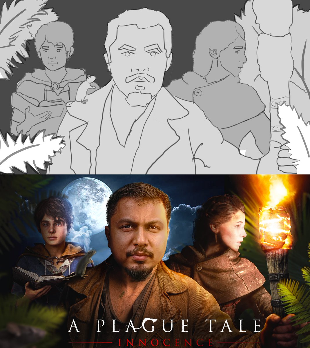 Thumbnail for Client🎨
(Final / Sketch)   

Let me know your thoughts!  

“Playing Plague Tale”