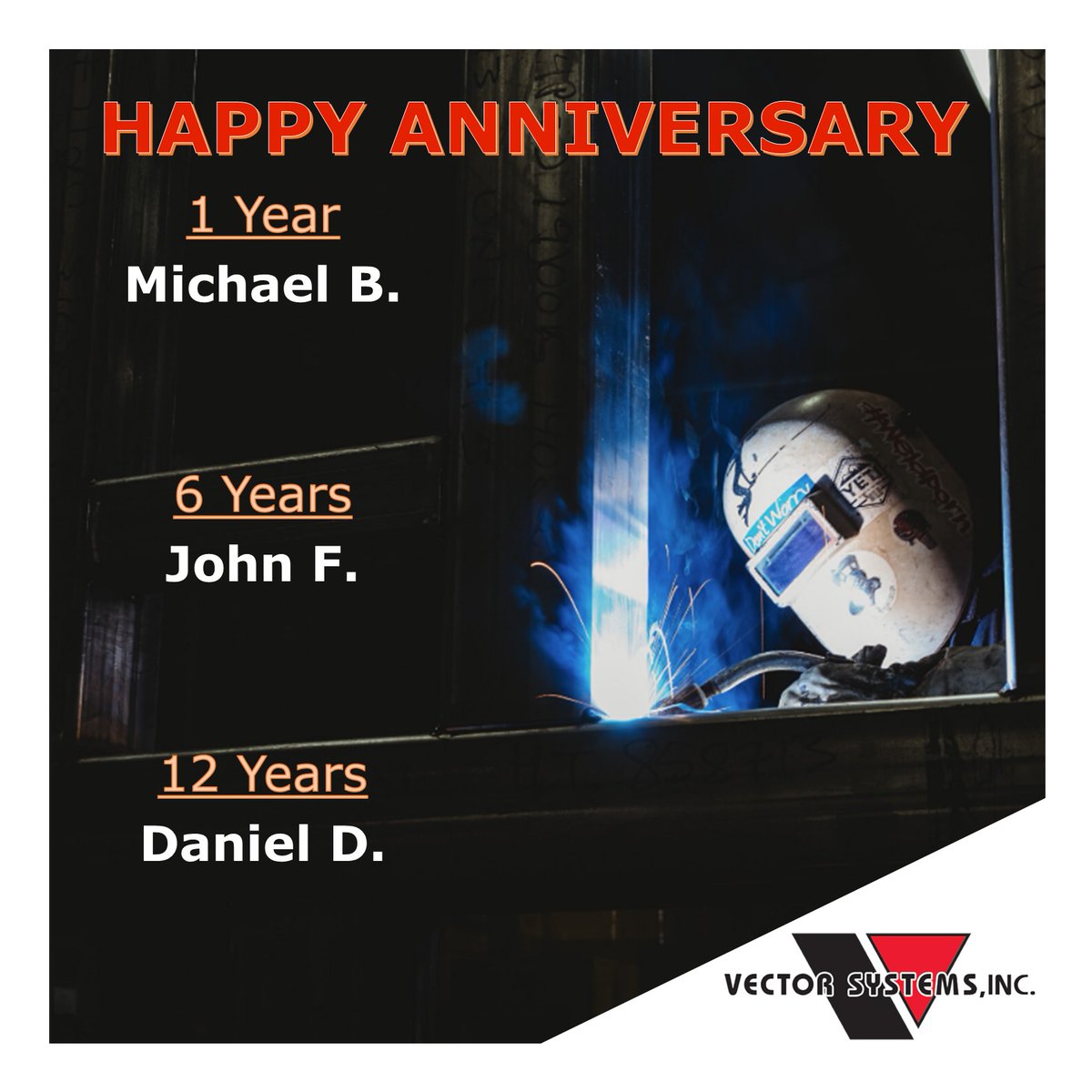 VectorSystemsUS's tweet image. Congratulations on your anniversary! #vectorsystemsusa is happy to have spent another year with these amazing individuals!