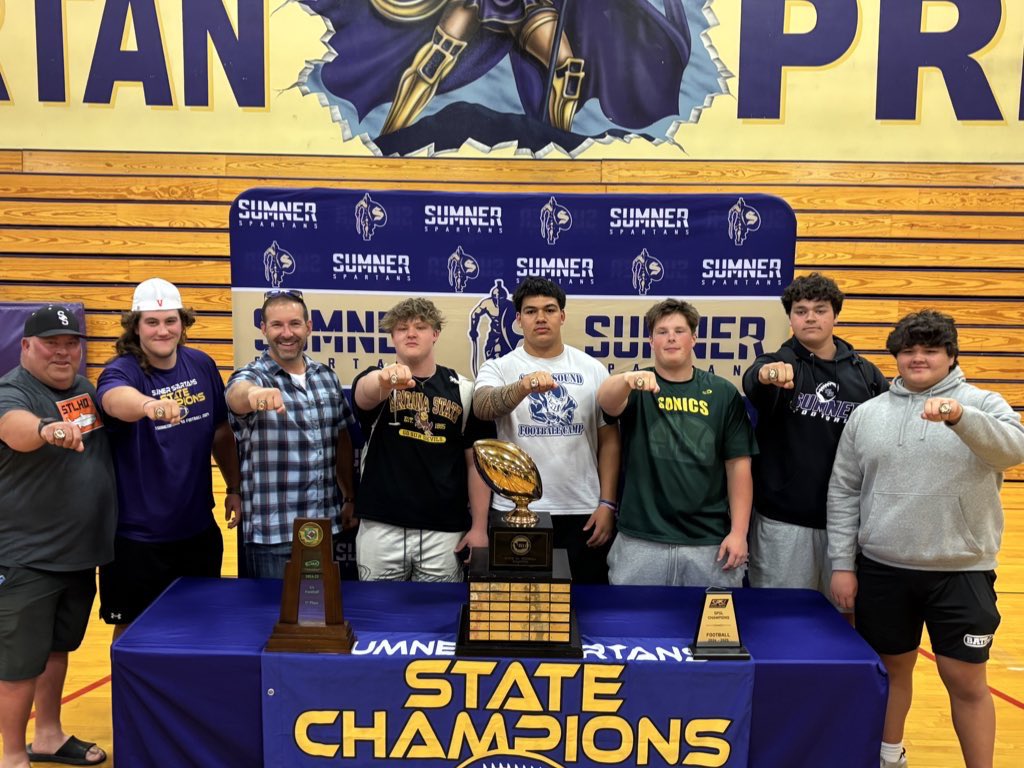 State champ rings came in, ready to go get another one 
<a href="/SumnerFootball/">Home of the Spartans</a>