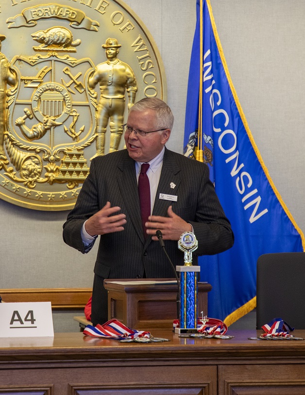 Universities of Wisconsin (@universitieswi) on Twitter photo Today, <a href="/JayORothman/">Jay Rothman</a> spoke w/high school students from across WI participating in the @WNA_News Foundation’s Civic Games at the State Capitol. As a sponsor, the <a href="/UniversitiesWI/">Universities of Wisconsin</a> awards the winners a $2K scholarship toward tuition to a WI college/university. go.uwsa.edu/Civics Today, <a href="/JayORothman/">Jay Rothman</a> spoke w/high school students from across WI participating in the @WNA_News Foundation’s Civic Games at the State Capitol. As a sponsor, the <a href="/UniversitiesWI/">Universities of Wisconsin</a> awards the winners a $2K scholarship toward tuition to a WI college/university. go.uwsa.edu/Civics