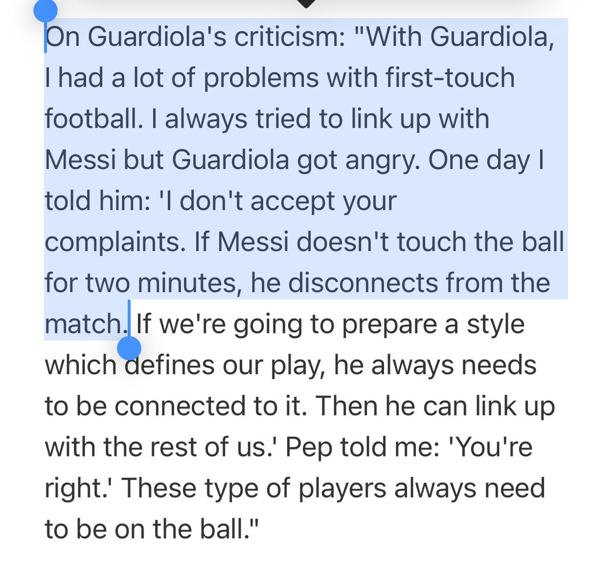 Not a coincidence (read my bio, the quote from Johan) that Lamine’s best performance ever came when he had 100+ touches.

You need to keep Lamine connected, feed him the ball, should end all the games with the most touches per player.

First half was better from him because