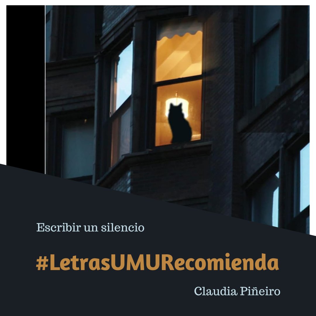 LetrasUMU's tweet photo. 📚Con el primer viernes de mayo llega un #LetrasUMURecomienda
🙇‍♀️📃En la @UmBiblioteca encontraréis "Escribir un silencio" de Claudia Piñeiro donde reúne los textos publicados a lo largo de los años como escritos personales, autobiográficos, intervenciones políticas y más. https://t.co/4JddeZcrj2