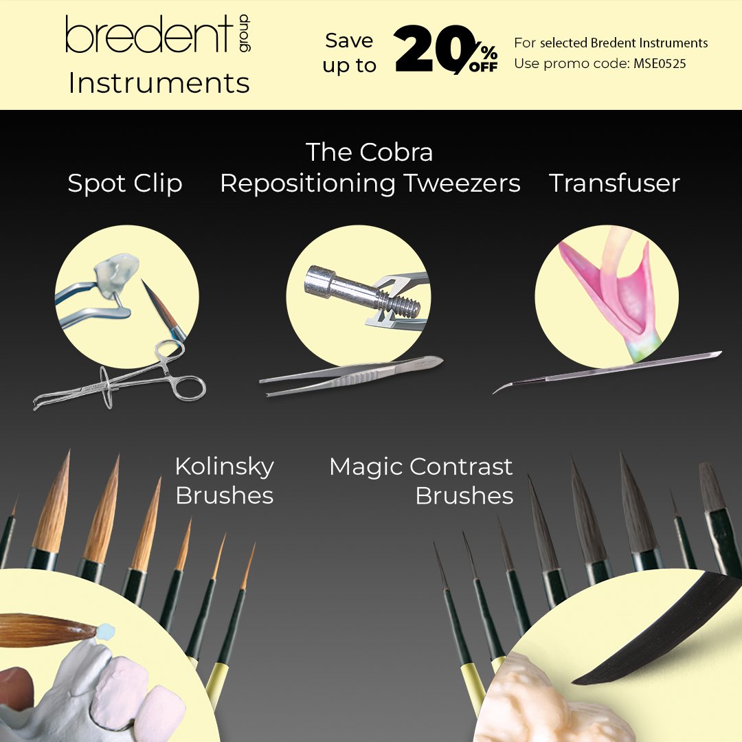 xpdent's tweet image. 🦷🧰 Bredent Instruments 🧰🦷

Products for the dental-technical professionals. ✅

📣 Save up to 20% OFF! 🏷

Visit our website to get great offers on selected Bredent Instruments 👇
xpdent.com/catalog/catego…

#xpdent #bredent #bredentgroup #dentalcare #dentaltechnicians