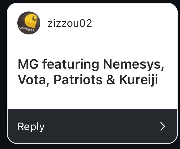Nemesys banyak permintaan nampaknya dekat IG aku.