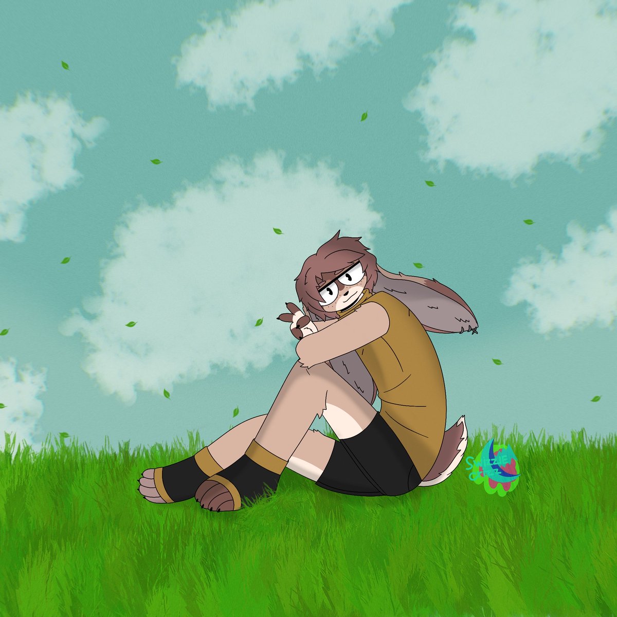 swizzle_crizz's tweet image. She&apos;s enjoying some fresh air 🍃 ☁️
#art #digitalart #furryart #furry
#fursona #oc