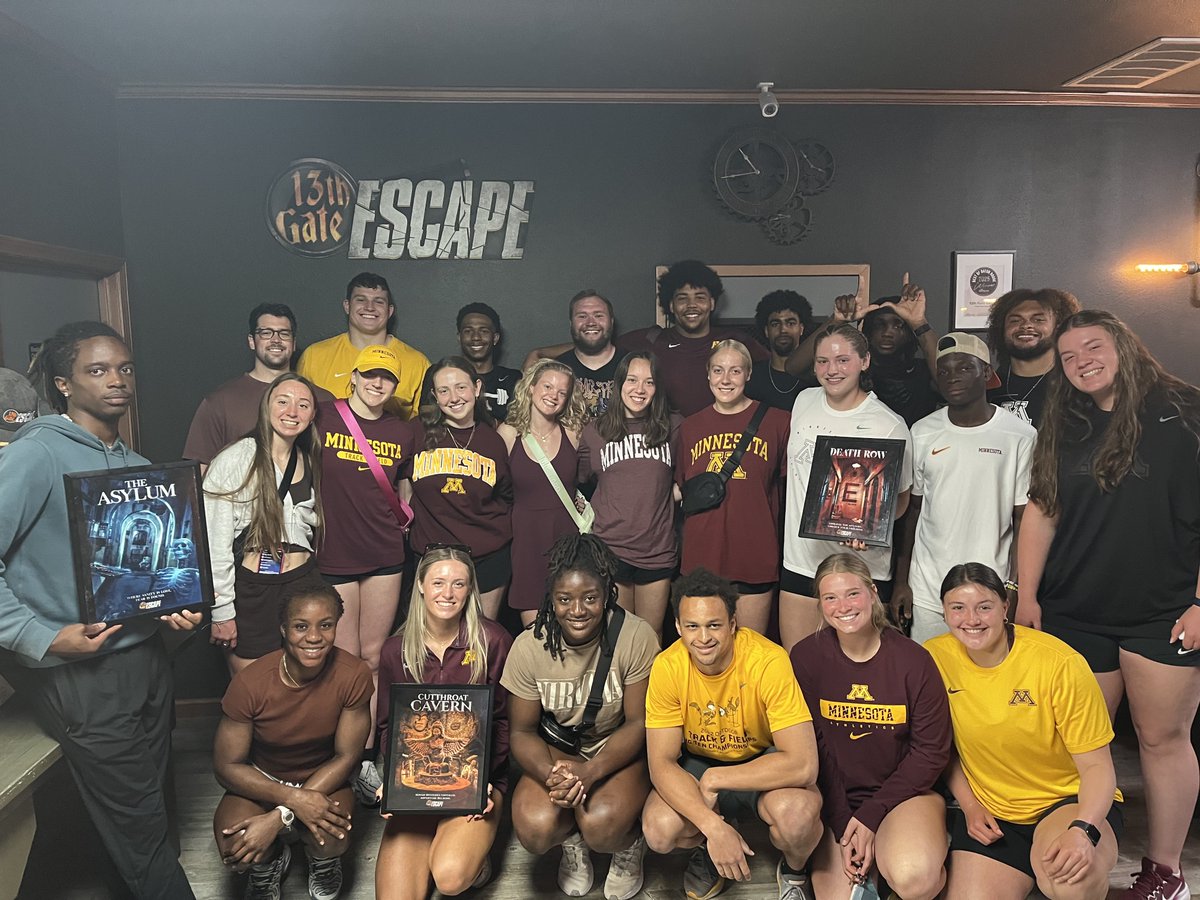 The squad CRUSHED IT at the escape rooms today in Baton Rouge! 〽️

🔜 LSU Invitational #ncaaTF