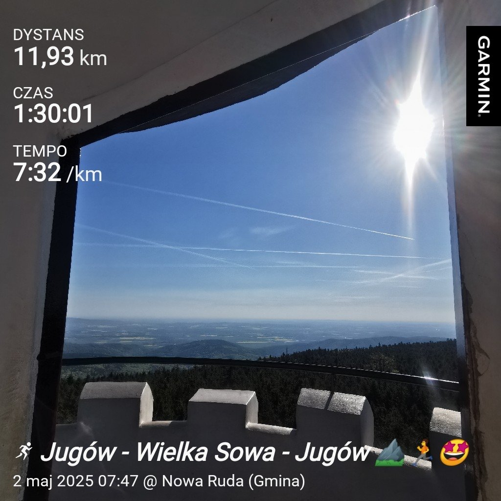 Marekptaku's tweet photo. Majówka aktywnie 🏃⛰️🤩

Jugów - Wielka Sowa - Jugów. https://t.co/6mYAcz2AZM