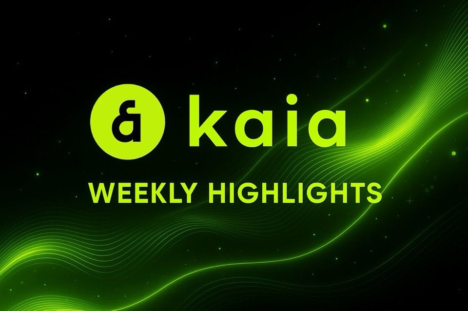 - <a href="/KaiaChain/">Kaia</a> has been killing it in the Web3 space, and their latest weekly roundup is proof. Let's dive in and see what's new🧵:

▪️ TOKEN2049 Dubai: Kaia crushed it at this top crypto event, discussing real-world Web3 adoption and showing off their expertise.

▪️ John Cho on