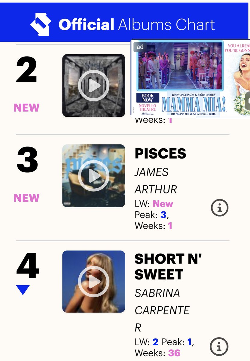 <a href="/JamesArthur23/">James Arthur</a> We need to get him.to number one 🎸