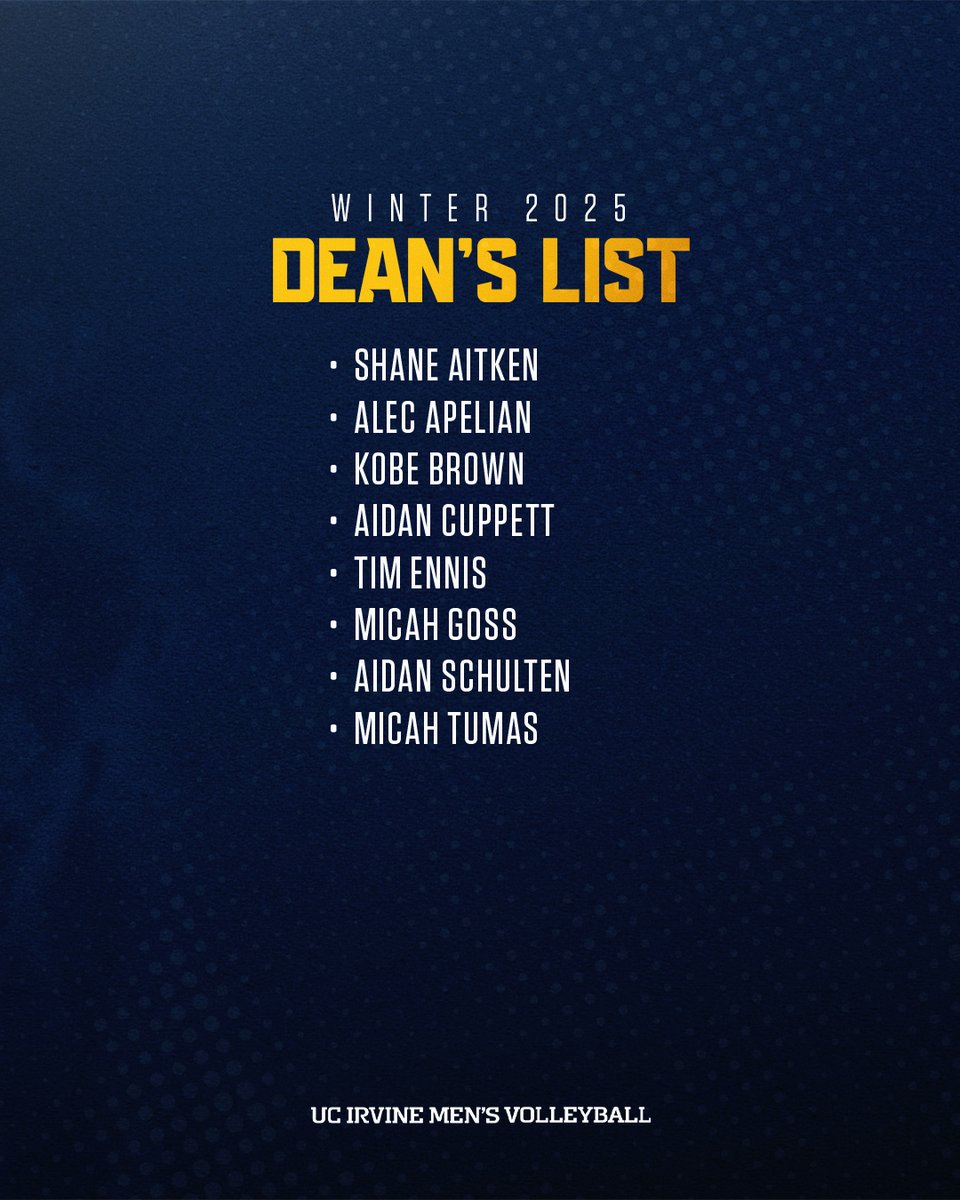 Striving for excellence on and off the court... congratulations to our guys named to the 2025 Winter Quarter Dean's List! 👏

#TogetherWeZot | #RipEm