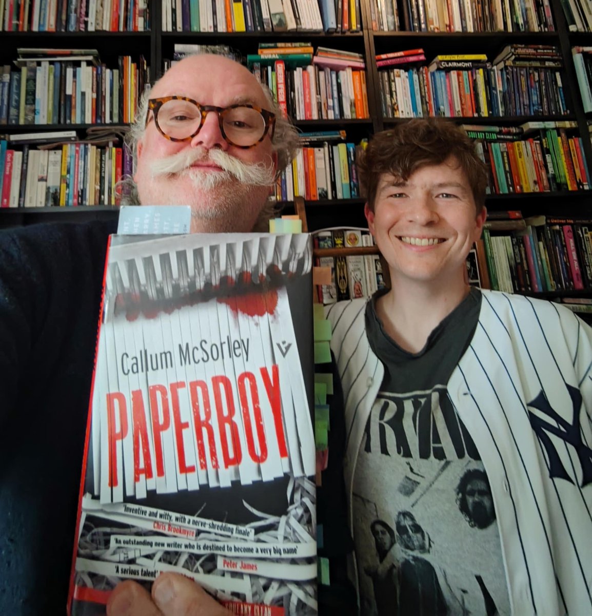 Alistair Braidwood (@scotswhayhae) on Twitter photo 🎙️📚💕 The latest podcast is an interview with writer <a href="/CallumMcSorley/">Callum McSorley</a> to talk about his new novel Paperboy, the sequel to his <a href="/BloodyScotland/">Bloody Scotland</a> McIlvanney Prize winning debut Squeaky Clean, both published <a href="/PushkinPress/">Pushkin Press</a>.
Full details can be found here...
👉 scotswhayhae.com/post/crime-tim… 🎙️📚💕 The latest podcast is an interview with writer <a href="/CallumMcSorley/">Callum McSorley</a> to talk about his new novel Paperboy, the sequel to his <a href="/BloodyScotland/">Bloody Scotland</a> McIlvanney Prize winning debut Squeaky Clean, both published <a href="/PushkinPress/">Pushkin Press</a>.
Full details can be found here...
👉 scotswhayhae.com/post/crime-tim…