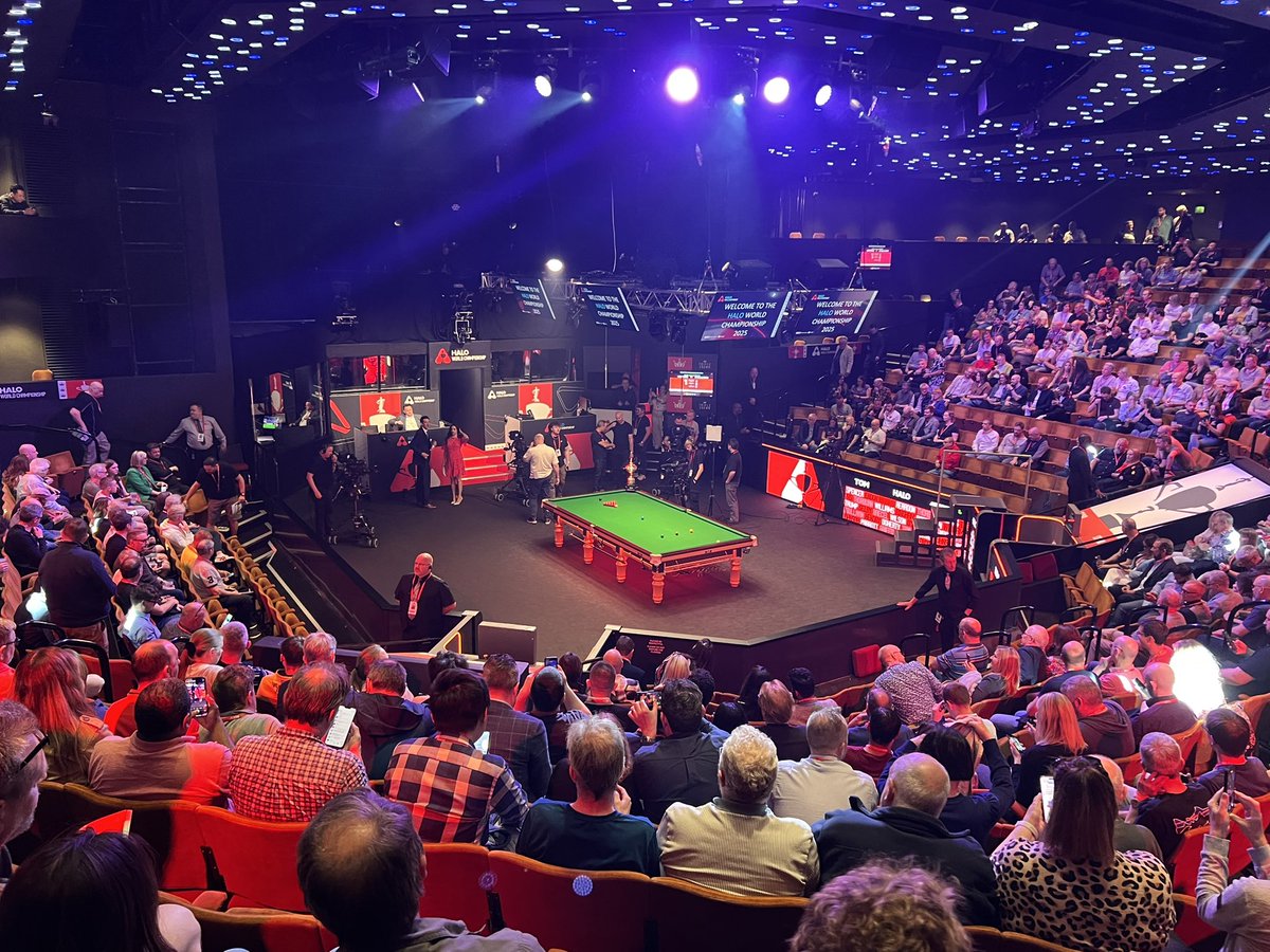 Ready for the evening session, comeback or more of the same? 🎱

#WorldSnookerChampionship