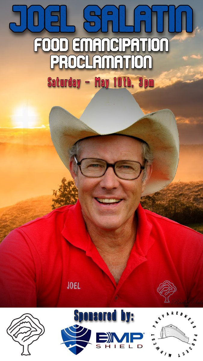 Folks next week we kick off the 24th Semi-Annual Midwest Preparedness Project Festival at Clinton Lake, KS. We would, once again, like to announce the final class where <a href="/JoelSalatin/">Joel Salatin</a> will be speaking on Food Emancipation. RSVP at MidwestPreparednessProject.com!